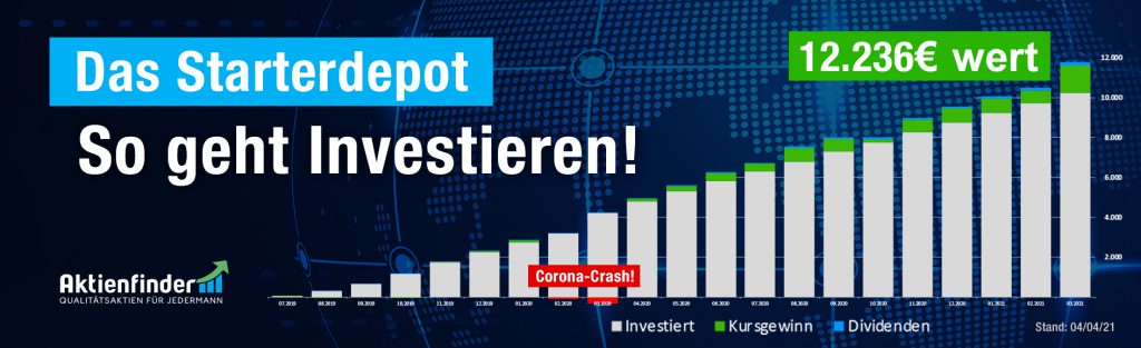 Das Starterdepot - So geht investieren - April 2021