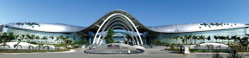 Der Sanya Inernational Duty Free Komplex in Hainan