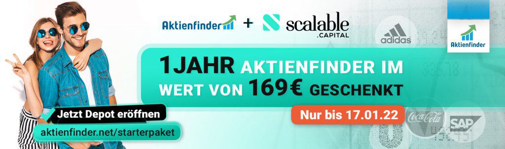 Aktienfinder kostenlos mit Scalable Capital