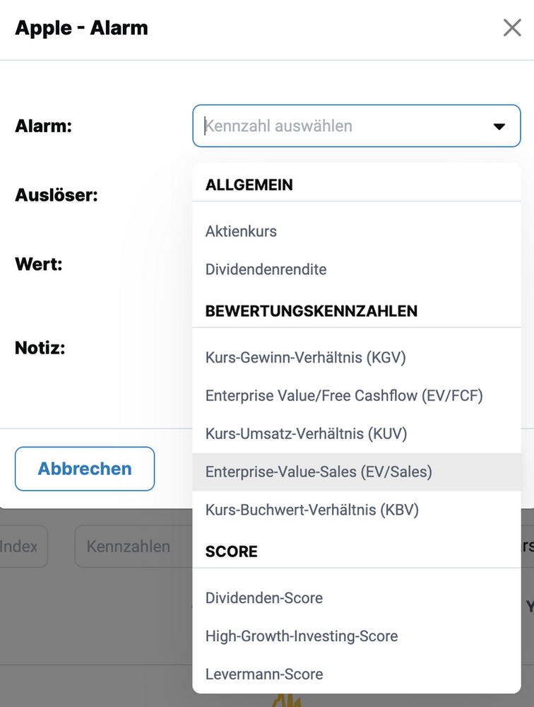 aktien.guide Alarme